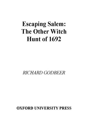 cover image of Escaping Salem